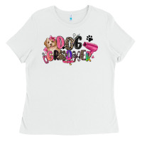 White dog groomer Ladies Tee - Zillion Design Studio