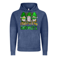 Vintage Denim st patrick s chillin with my gnomies Vintage Hoodie - JahusDesignShop