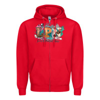 Red lpn licensed practical nurse western Zipper Hoodie - NancyCooperArtShop