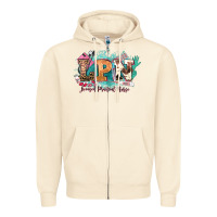 Sandshell lpn licensed practical nurse western Zipper Hoodie - NancyCooperArtShop