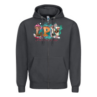 Smoke lpn licensed practical nurse western Zipper Hoodie - NancyCooperArtShop
