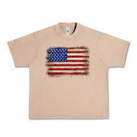 Burro American flag Urban Heavy Tee - JahusDesignShop