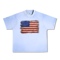 Grape Ice American flag Urban Heavy Tee - JahusDesignShop