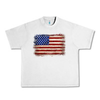 Lunar Rock American flag Urban Heavy Tee - JahusDesignShop