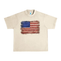 Sandshell American flag Urban Heavy Tee - JahusDesignShop