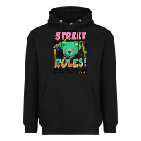 Black street rules Heavyweight Hoodie - Artiststas