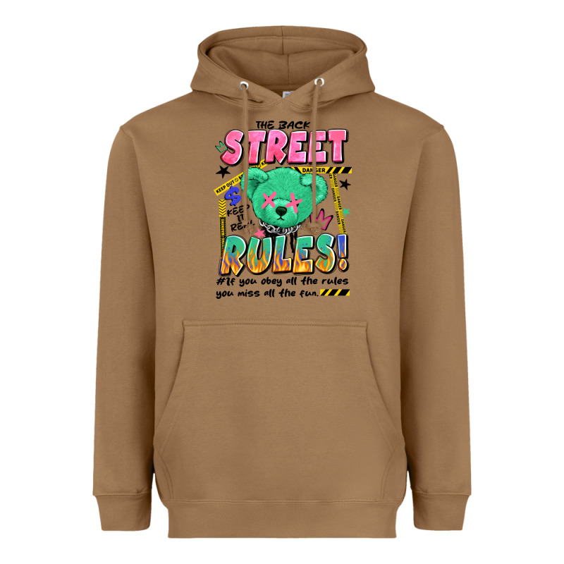 Street Rules Heavyweight Hoodie by Artiststas | Teevron