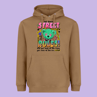 Street Rules Heavyweight Hoodie Designed By Artiststas