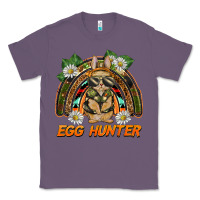 Lavender easter egg hunter  rabbit rainbow Classic Tee - BarkalooDesign