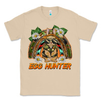 Easter Egg Hunter  Rabbit Rainbow Classic Tee | Teevron