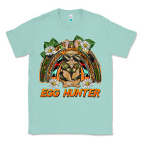 Seafoam easter egg hunter  rabbit rainbow Classic Tee - BarkalooDesign