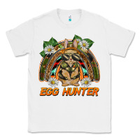 White easter egg hunter  rabbit rainbow Classic Tee - BarkalooDesign
