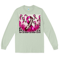 Matcha breast cancer american football ribbon Long Sleeve Tee - NancyCooperArtShop