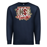 Navy dont get your tinsel in a tangle Premium Sweatshirt - SublimationCraftShop