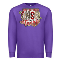 Purple dont get your tinsel in a tangle Premium Sweatshirt - SublimationCraftShop