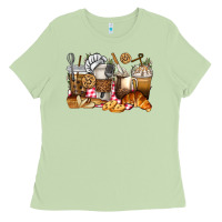 Matcha bakery coffee cups Ladies Tee - texasbilliewilder