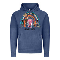 Vintage Denim nurse life rainbow Vintage Hoodie - JahusDesignShop