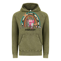 Vintage Olive nurse life rainbow Vintage Hoodie - JahusDesignShop
