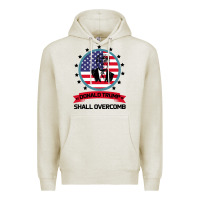 Oatmeal Heather DONALD TRUMP 2016 WE SHALL OVERCOMB Premium Hoodie - Bettercallsaul