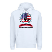 White DONALD TRUMP 2016 WE SHALL OVERCOMB Premium Hoodie - Bettercallsaul
