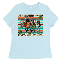 Baby Blue 2024 senior cow Ladies Tee - JahusDesignShop