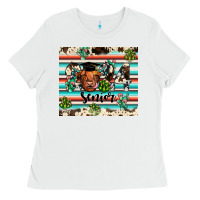 White 2024 senior cow Ladies Tee - JahusDesignShop