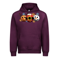 Mauve Wine christmas Urban Hoodie - CowGirlArtShop