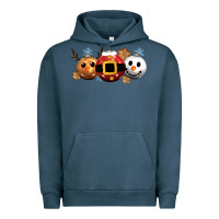 Pigment Midnight Navy christmas Urban Hoodie - CowGirlArtShop