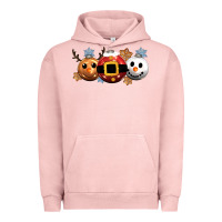 Pigment Salmon christmas Urban Hoodie - CowGirlArtShop