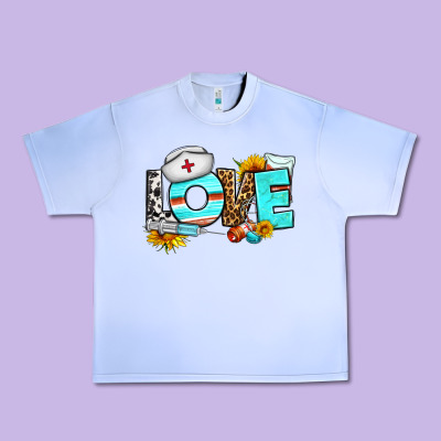Love Nurse Western Urban Heavy Tee Designed By Bundleandbundleshop