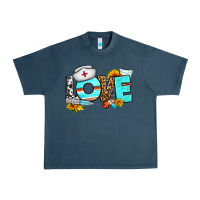 Midnight Navy love nurse western Urban Heavy Tee - BundleAndBundleShop
