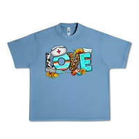 Pebble Blue love nurse western Urban Heavy Tee - BundleAndBundleShop