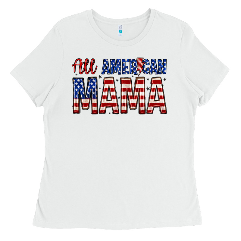 All American Mama Zillion Ladies Tee by Zillion Design Studio | Teevron