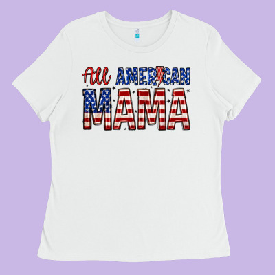 All American Mama Zillion Ladies Tee Designed By Zillion Design Studio