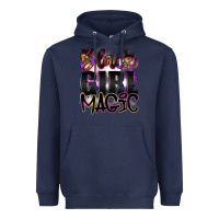 Navy black girl magic Heavyweight Hoodie - Artiststas