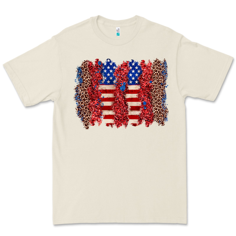 4th Of July Brushstroke Premium Tee by Zillion Design Studio | Teevron