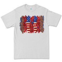 Dove Grey 4th of july brushstroke Premium Tee - Zillion Design Studio