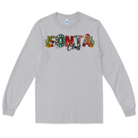 Moon Dust western christmas santa claus sunflowers and cactus Long Sleeve Tee - Jasminsmagicworld