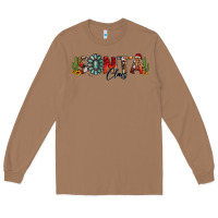 Toasted Coconut western christmas santa claus sunflowers and cactus Long Sleeve Tee - Jasminsmagicworld