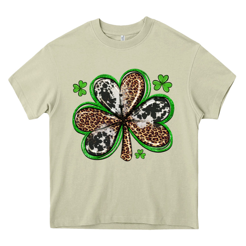 Western St Patricks Day Shamrocks Heavy Core Tee by Artiststas | Teevron
