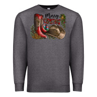 Charcoal Heather Merry Christmas Premium Sweatshirt - SublimationCraftShop