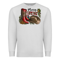 Dove Grey Merry Christmas Premium Sweatshirt - SublimationCraftShop