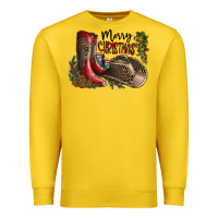 Lemon Merry Christmas Premium Sweatshirt - SublimationCraftShop