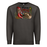 Smoke Merry Christmas Premium Sweatshirt - SublimationCraftShop