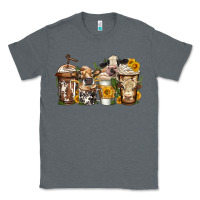 Charcoal Heather cows coffee cups Classic Tee - Jasminsmagicworld