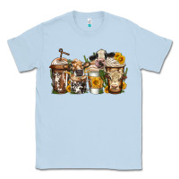 Dusty Blue cows coffee cups Classic Tee - Jasminsmagicworld