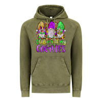 Vintage Olive mardi gras chillin' with my gnomies Vintage Hoodie - JahusDesignShop