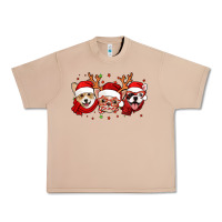 Burro christmas dogs corgi chihuahua frenchie Urban Heavy Tee - Jasminsmagicworld