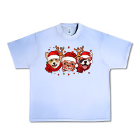 Grape Ice christmas dogs corgi chihuahua frenchie Urban Heavy Tee - Jasminsmagicworld