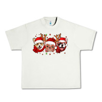Pistachio christmas dogs corgi chihuahua frenchie Urban Heavy Tee - Jasminsmagicworld